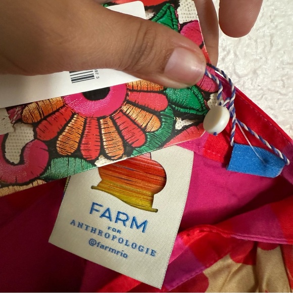 Farm Rio wrap slip mini skirt - Picture 8 of 9
